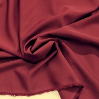 Плательная ткань Барби бордовый цвет