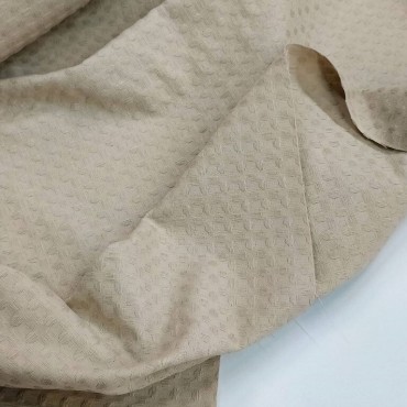 Вафельная ткань ГОСТ для банных полотенец - бежевый цвет