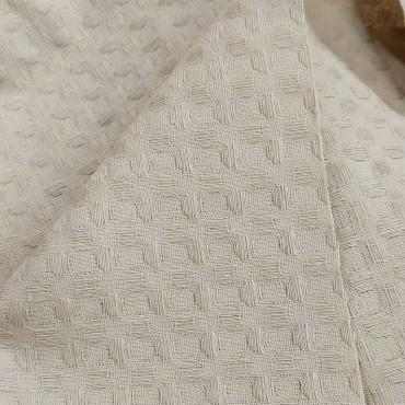 Вафельная ткань ГОСТ для банных полотенец - бежевый цвет
