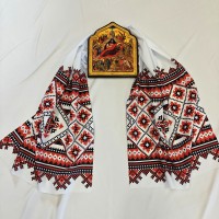 Рушник с узорами на свадьбу