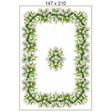 Праздничная скатерть с Тюльпанами