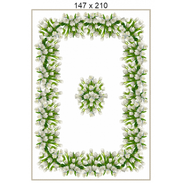 Праздничная скатерть с Тюльпанами