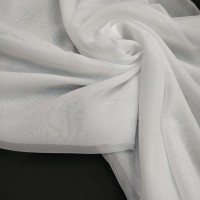 Ткань вуаль шторная белого цвета