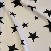 Курточная ткань Дюспо с звездами