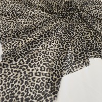 Сетка стрейч бельевая гимнастическая с принтом леопарда Сетка стрейч бельевая гимнастическая с принтом леопарда