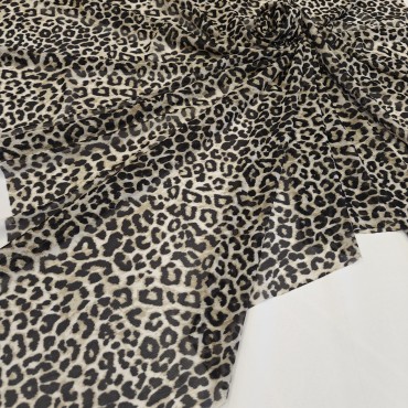 Сетка стрейч бельевая гимнастическая с принтом леопарда Сетка стрейч бельевая гимнастическая с принтом леопарда