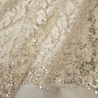 Сетка с пайетками и глиттером