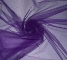 Фатин с блеском - Kristal Tul - цвет фиолетовый 38