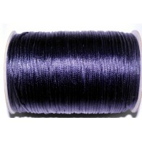 Шнур атласный - цвет темно-синий (250 ярд)