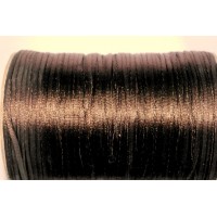 Шнур атласный - цвет коричневый (250 ярд)